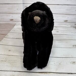 Toys R Us Animal Alley Black Labrador Retriever 14" Plush Stuffed Animal Toy